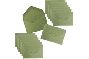 CZAKOMIX 60 Fogli Buste Partecipazioni Matrimonio, Buste Spedizione, Bustes Regalo, Adatta per Confezionare Regali o Inviare Lettere (Carta non Inclusa, 70 x 100 mm)