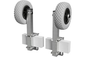 Rullar med stöd båttrailer PU-däck RKSID-200-PU, Ø 200 mm