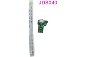 GGZONE Remplacement USB Chargeur Port Socket Board JDS-040 JDM-040 + 12 Pin Câble Flex Tournevis pour PS4 Pro Controller
