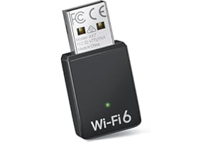 BrosTrend AX900 Mini USB WiFi 6 Linux Compatible WiFi Adapter for Ubuntu, Debian, Mint, Zorin, Raspberry Pi OS, Kubuntu, PureOS, Windows 7/10/11 etc. Wi-Fi 6 Wireless Dongle, Dual Band 5GHz + 2.4GHz
