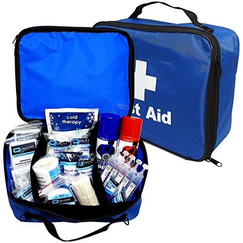 Qualicare Professional Touchline Training Sports Physio First Aid Bag Satchel - Twin Pack