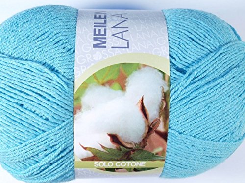 Lana Grossa Meilenweit Solo Cotone 3453 100g Sockenwolle