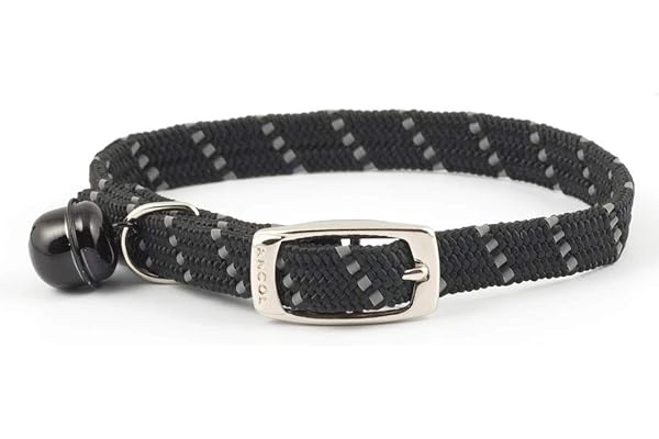 Ancol Collier pour Chat élastique et réfléchissant