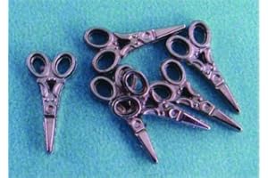 STREETS AHEAD 1:12 Scale Dolls House Miniatures Scissors Pack of Six D1206