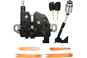 CANJPTON Kit di Riparazione Serratura Porta Serratura per Cofano e Blocco di Blocco Compatibile con Ford Focus II Mk2 2004-2012 1355231 4M5AA16B970AB 3M5116700AC 3M5116700BC