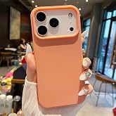 Lavderuar iPhone 17 Pro Max ile Uyumlu İ&ccedil;i Kadife Lansman Silikon Kılıf &ndash; Kamera Korumalı, Darbe Emici, Premium Yumuşak Kapak