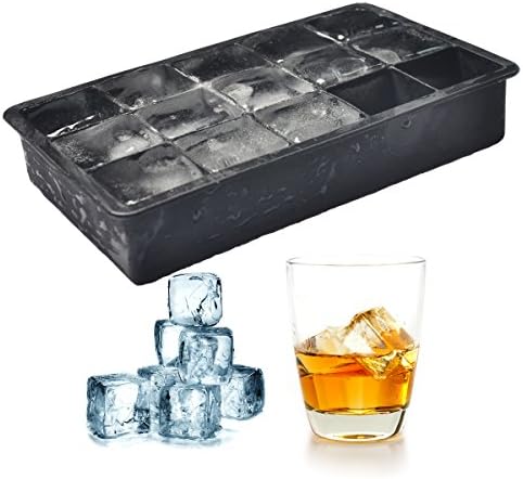XL Set of 15. Giant Shape Ice Cube Tray Maker, Silicone Chocolate Ice Cube Tray, Pürierte Baby Food Mould Etc
