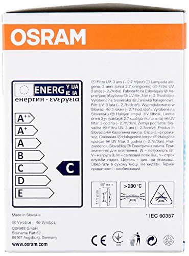Osram Halogenlampen 100 Watt, 12 Volt, G53 6X1 41850 WFL - 5