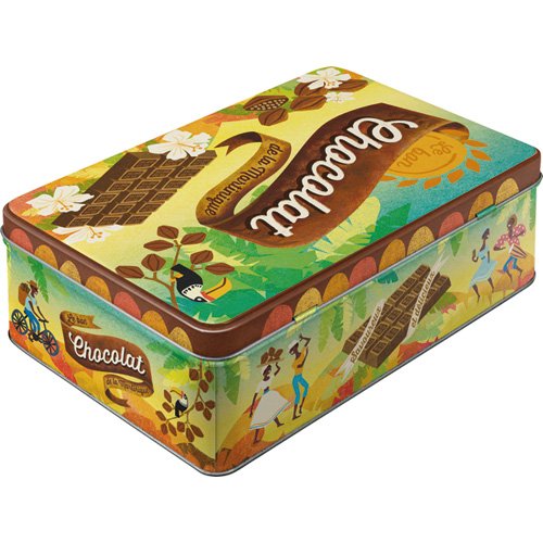 Nostalgic-Art 30720 Coffee und Chocolate, Vorratsdose Flach - 2