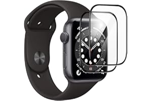THREE-TREE 2 Stück Schutzfolie Folie für Apple Watch SE2/SE/6/5/4 44mm, Displayfolie für Panzerglas [Selbstheilung] [3D-Volle Bedeckung] [Hochwertiges] [TPU-Verbundmaterial] DisplaySchutzfolie für iWatch 44mm