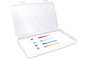 Jucoci Tavolozza di vernice bagnata per vernici acriliche, miniature, palette di pigmenti per modellismo, mantiene la vernice bagnata più a lungo