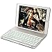 Price comparison product image iPad Pro 9.7 Keyboard Case, iEGrow Ultra-Slim iPad Case with 7 Colors LED Backlit Bluetooth Keyboard for Pro 9.7 Inches Silver (QWERTY, UK)