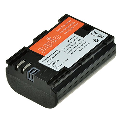Jupio CCA0028 Batterie pour Canon LP-E6N 1700 mAh Noir