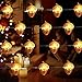 Produktbild LED Warmweiß Lichterkette, ELETEK Eichel 3M 40 LEDs Kupferdraht LED Wasserdicht Außen Innen Lichterkette Batterienbetriebene für Halloween, Garten, Weihnachten, Hochzeit, Beleuchtung Deko