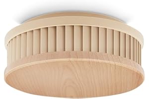 Pyrexx PX-1 Rauchwarnmelder - 1 Stück - 12 Jahre Batterie mit Magnet-Halterung ohne Bohren und LED-Blinken, Zertifiziert nach Q-Label, Holzhell