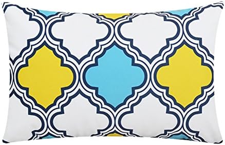 [American Village] [Plant flowers] Yellow [Plush] waist cushion /Pillow-I 30x50cm(12x20inch)VersionA