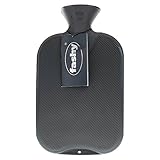 Fashy Wärmflasche Doppellamelle anthrazit, 2 L, 1er Pack (1...