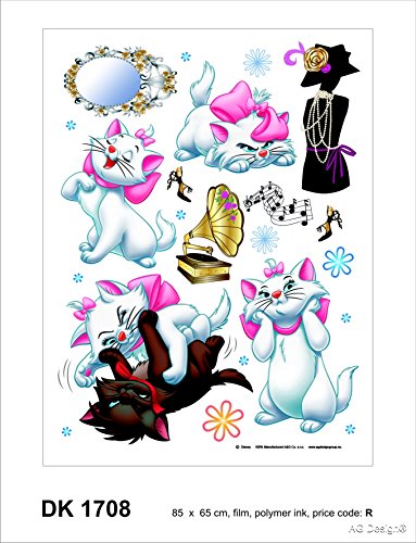 Wand Sticker DK 1708 Disney Katzen