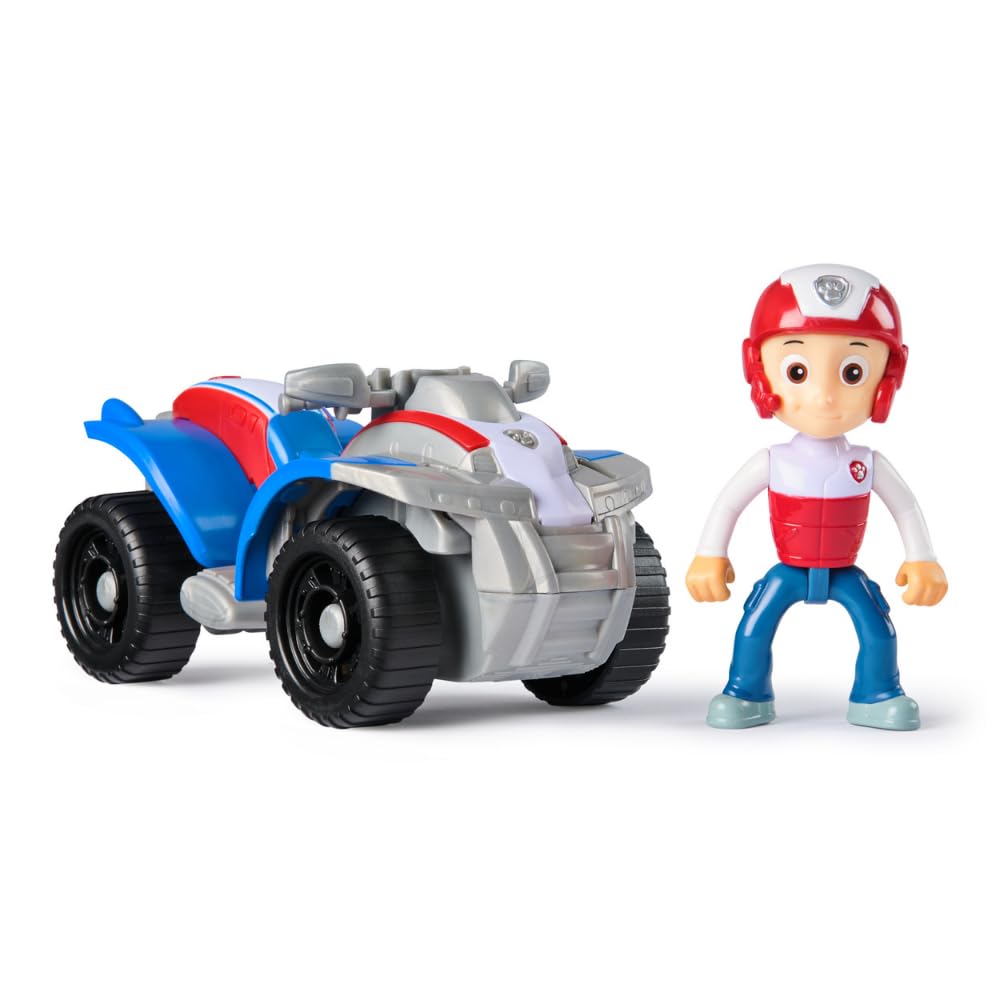 Paw Patrol Patrulla Canina Ryder y Moto Juguete Quad de Rescate +3 años | Moto Juguete Quad de Rescate y figura Ryder para recrear las aventuras de Patrulla Canina. Para niños desde 3 años.