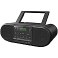 Panasonic RX-D552 Hifi Sound System with DAB,DAB+ & FM, Portable speaker, CD player, playback with USB, Bluetooth, 20W - Black