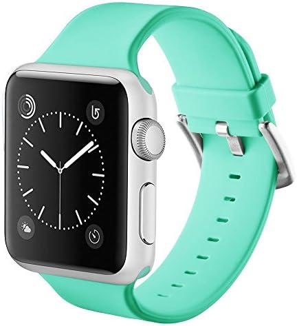 Vandarui for Apple Sports Watch Band,Silicone Bracelet Strap Wristband Replacement Band for Apple Watch Series 1,Apple Watch Series 2,Apple Watch Series 3 (38mm, Green)
