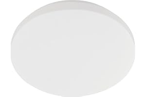 ‎EGLO Eglo Pogliola-S LED Ceiling Light, Diameter 26 cm, 1 Bulb Wall Light, Crystal Effect Ceiling Light Made of Steel and Plastic in White, Living Room Light, Kitchen Light, Office Light, Hallway Ceiling Light
