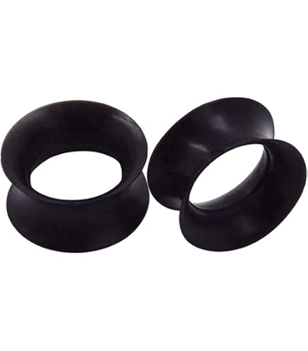 SULIUDAJI Tunnels Oreilles En Silicone Extra Souple 22mm - Lot De 2 - Piercing Élargisseur Confortable