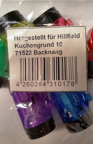 12 x Schlüsselanhänger Taschenlampe Lampe Vapor 4 cm - 4