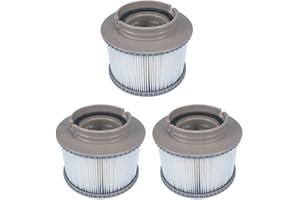 YanBan Paquete de 3 filtros de Repuesto para MSPA FD2089, Bomba de Cartucho de Filtro Apto para MSPA Todos los jacuzzis Actuales