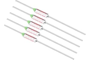 sourcing map Fusible térmico de 250V 15A TF de Corte de circuito de temperatura a los 200 grados Celsius 5 unidades