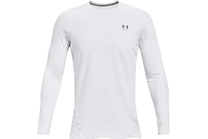 Under Armour Ciepła funkcjonalna koszula dla mężczyzn, lekka koszulka sportowa z długim rękawem, termiczna koszulka z długim rękawem Mężczyźni Ua Cg Armour dopasowana załoga