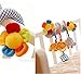 HENGSONG Baby Children Twisty Curly Pram Pushchairs Car Seat Cot Musical Bed Cartoon Gift Toys (Blue)