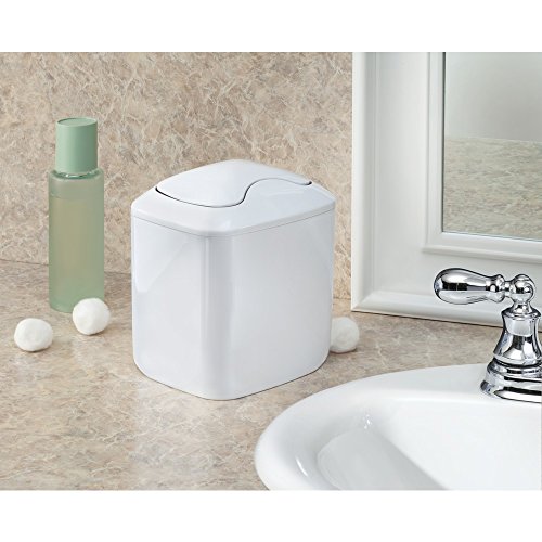 InterDesign 93641EU Una Abfalleimer, weiß - 6