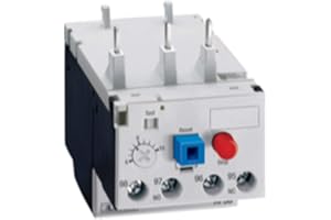 Lovato Electric RF381800 - Relè di protezione motore RF381800, guasto di fase, sensibilità monofase, tre poli (trifase), ripristino manuale o automatico. Montaggio diretto su contattori Bf09 - Bf38, 13…18A