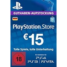 PlayStation Store Guthaben-Aufstockung 15 EUR [PS4, PS3, PS Vita PSN Code - deutsches Konto]