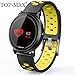 Produktbild TOP-MAX Color Screen F4 Smart Watch Heart Rate Blood Pressure Monitor Message Push Call Reminder Smartwatch with Remote Camera