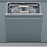 Bauknecht BCIO 3T341 PLET Vollintegrierbarer Geschirrspüler 60 cm /Edelstahl/14 Maßgedecke/10 Standardprogramme und 1 Sensorp