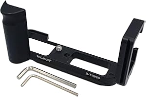 FUGASUN X-T10 X-T20 X-T30 II X-T30 L Plaque Poignée, T10 XT20 XT30 II XT30 Caméra L Support Verticale Poignée Support Trépied pour Fuji X-T10 X-T20 X-T30 X-T30 II X-T30