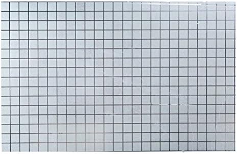Fixuk Economical Practical Waterproof Anti Oil Kitchen Stain Wall Sticker Removable Mosaics Tile Decal (Silver)