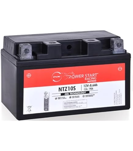 Batteria YTZ10S-BS 12V 8.6Ah Per Scooter SYM VS150 - Senza Manutenzione