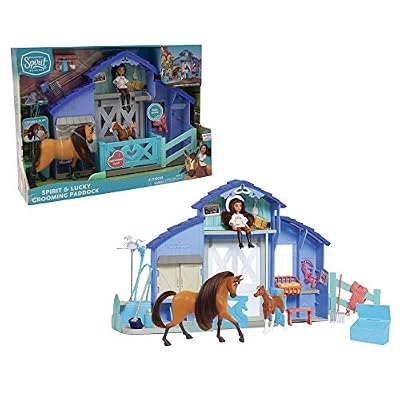 Spirit - Coffret Grange avec Lucky, Spirit, poulain et accessoires
