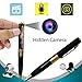 Price comparison product image Bysameyee Meeting Video Recorder Camera Pen, Mini Portable DVR Cam Wireless PenCam Surveillance Security Camcorder 1 pack