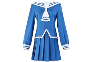 通用 Anime Fruits Basket Honda Cosplay Costume Tohru Anime JK School Uniform Suits For Halloween Girls Blue White