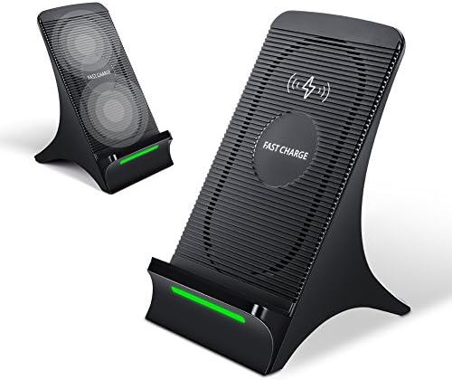 Hotchy Fast Wireless Charger, Cordless Fast Charger Station Qi Wireless Charger for Samsung Galaxy Note 8/S8 Plus/S8/S7 Edge/S6 Edge Plus, iPhone X/8/8 Plus and All Qi-enable Device