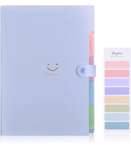 KONVINIT Trieur A4,Extensible Accordéon Docuent,Adorables Dossiers