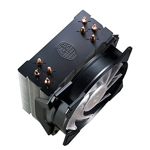 Cooler Master MasterAir MA410P RGB - Ventiladores de CPU  4 Heatpipes  1 x MasterFan AB 120 RGB Ventilador  LED RGB  MAP-T4PN-220PC-R1