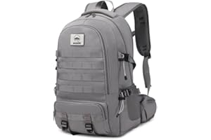 Waniki Plecak trekkingowy, męski, 40 l, wodoszczelny, podróżny, wojskowy, outdoorowy, dla mężczyzn i kobiet, na podróż, do aktywności na świeżym powietrzu