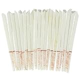 Hopi Direct Trumpet Ear Candles x 20 (10 pairs) Natural with Protector Discs