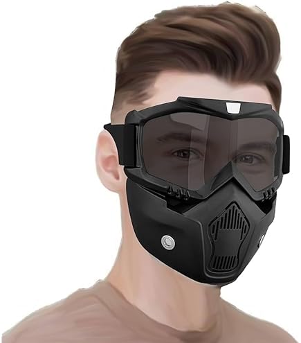Otoroys 3 in 1 Bike Scoter Motorcycle Protective Goggles Bike Face