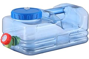 cutecool 5-22L Reservoir Eau Camping Car,Portable Bidon d'eau avec Poignée,Jerrican Alimentaire avec Robinet,Parfait pour Voyage, Camping, Barbecue, Pêche